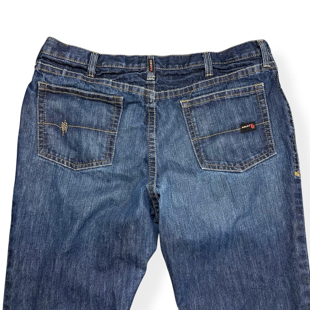 Ariat Work FR Men's Low Rise M4 Boot Cut Jeans 42x32 Flame Resistant HRC2 2112 - Picture 15 of 16